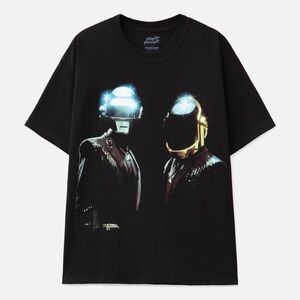 Pleasures X Daft Punk Duo T-Shirt in Black